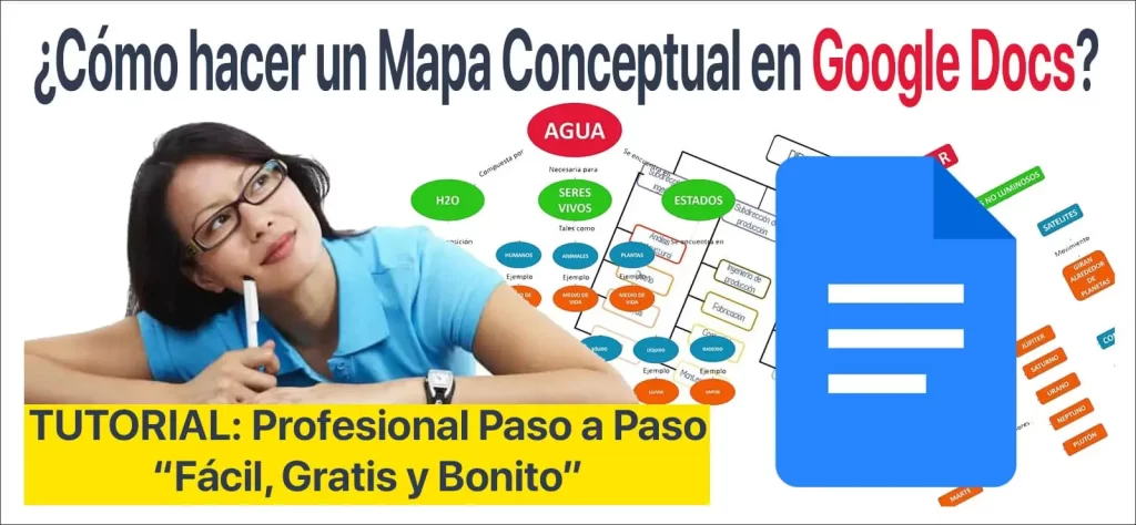 ¿Cómo hacer un Mapa Conceptual en Google Docs? “Bonito, Pro y Gratis” | Tutorial en 6 pasos | Sitio Web Oficial mapaconceptual.com.es